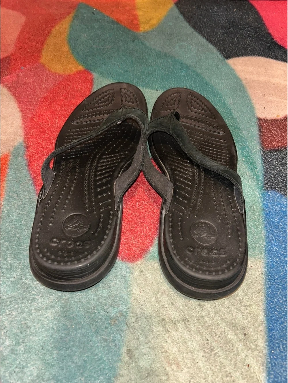Crocs Men's Black Flip Flop Sandals Size 11 [COPY]
